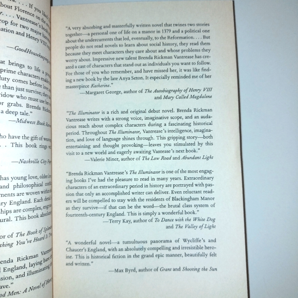 5 for $25- The Illuminator, a Historic Novel by Brenda Rickman Vantrease - Picture 6 of 9